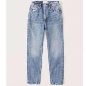Abercrombie Curve Love High Rise Mom Jeans